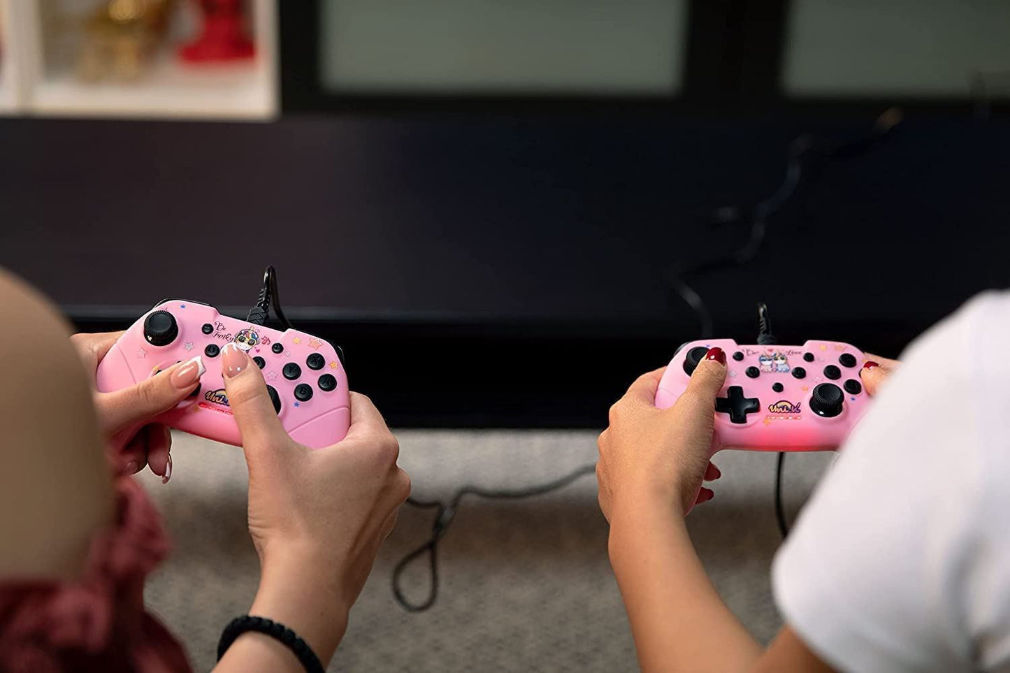 Konix Unik Switch Wired Controller (Be Love Pink) /Switch