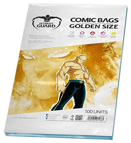 Ultimate Guard Comic Bags Golden Size (100)