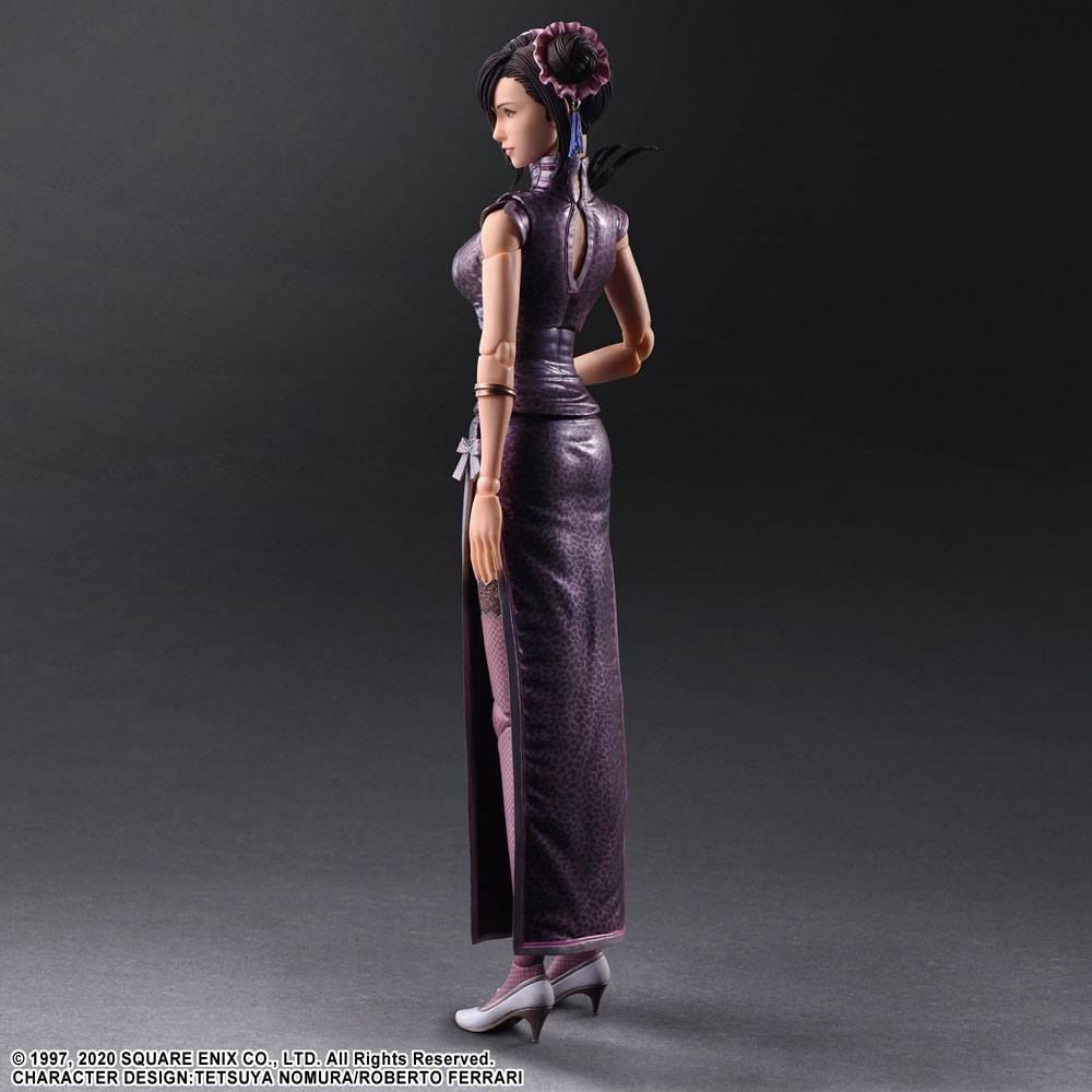 Final Fantasy VII Remake Play Arts Kai Figure Tifa Lockhart Sporty Dress 25cm