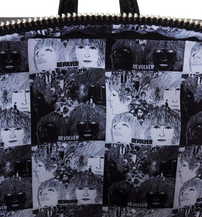 The Beatles by Loungefly Mini Backpack Revolver Album with Record Pouch