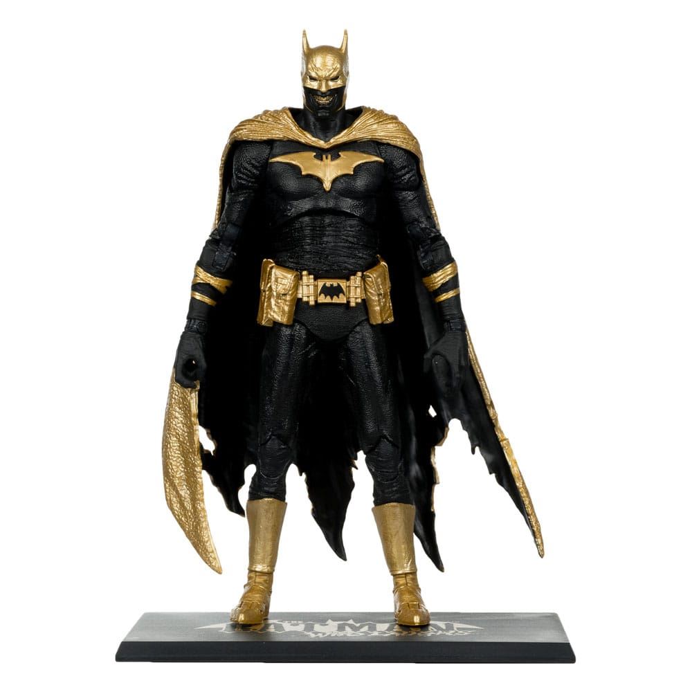 DC Multiverse Batman of Earth-22 Infected Dark Metal Knightmare Gold Label 18cm