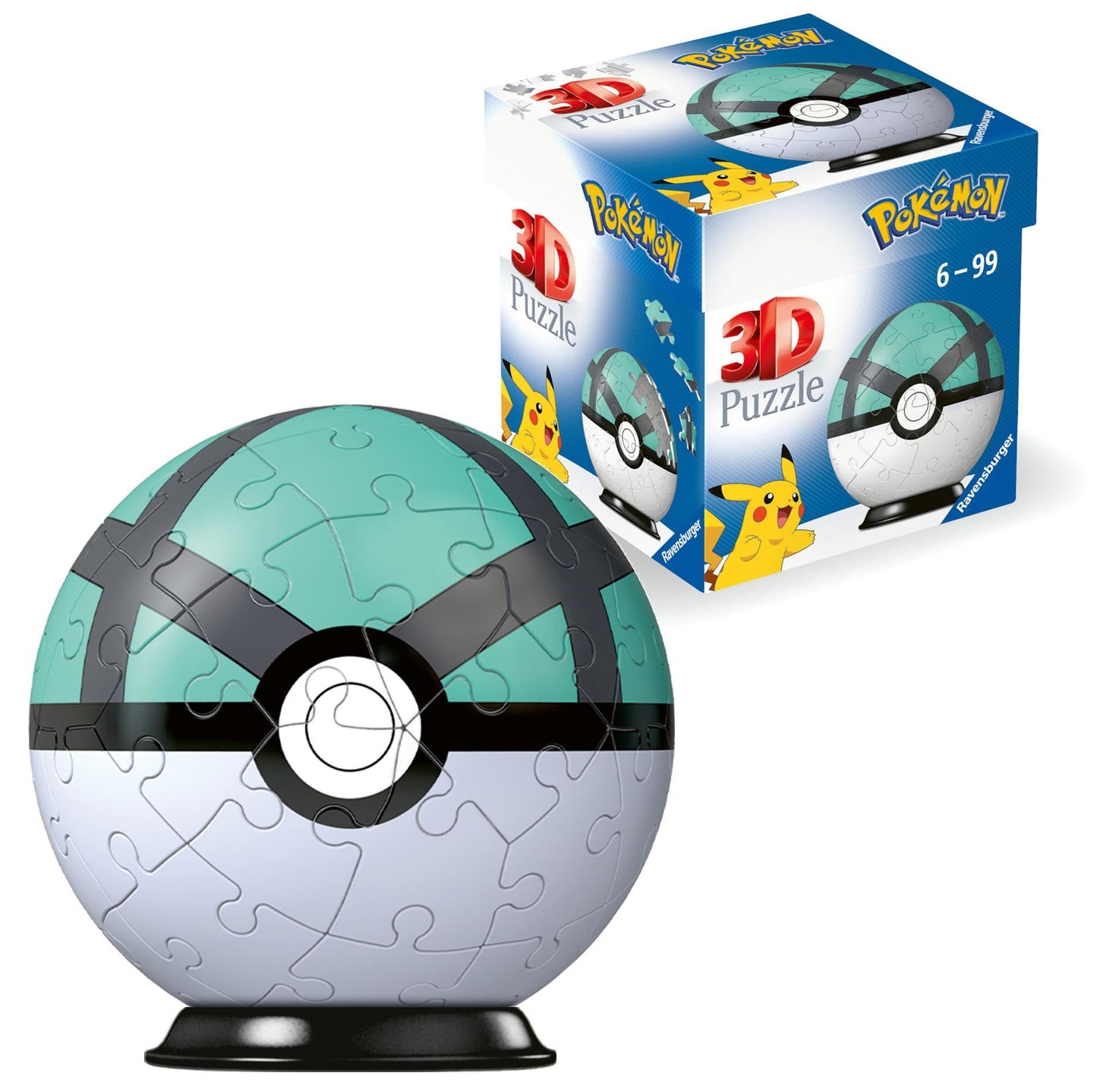 Pok?mon 3D Puzzle Pok?balls: Net Ball (55 pieces)