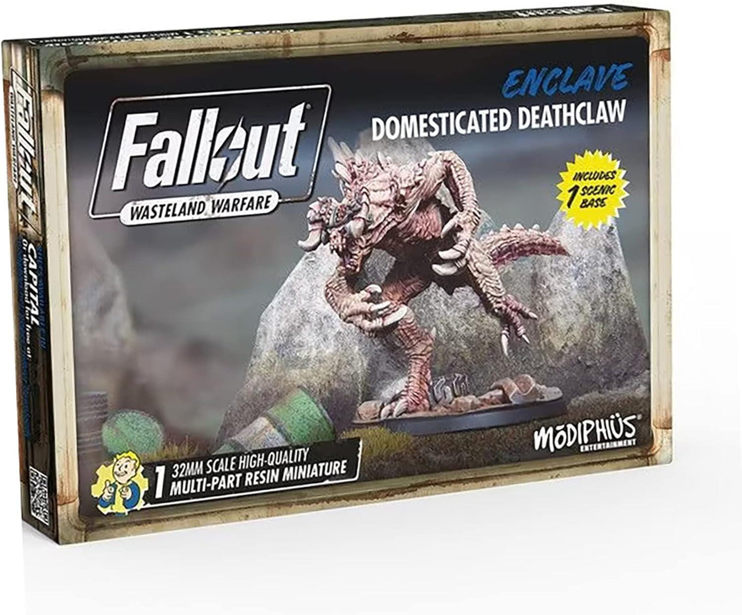 Fallout Wasteland Warfare Enclave-Domesticated Deathclaw - 1 Miniature, 32mm Un