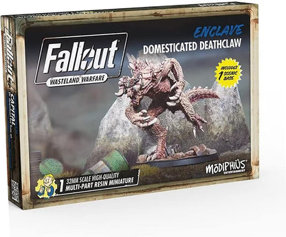 Fallout Wasteland Warfare Enclave-Domesticated Deathclaw - 1 Miniature, 32mm Un