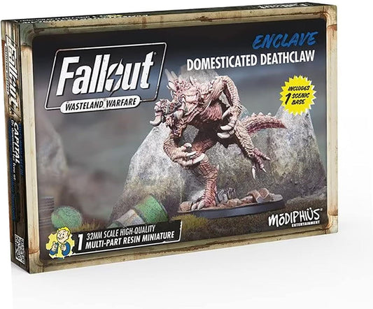 Fallout Wasteland Warfare Enclave-Domesticated Deathclaw - 1 Miniature, 32mm Un