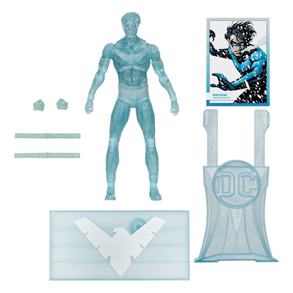 DC Multiverse Action Figure Nightwing Titans Frostbite Edition Gold Label 18cm