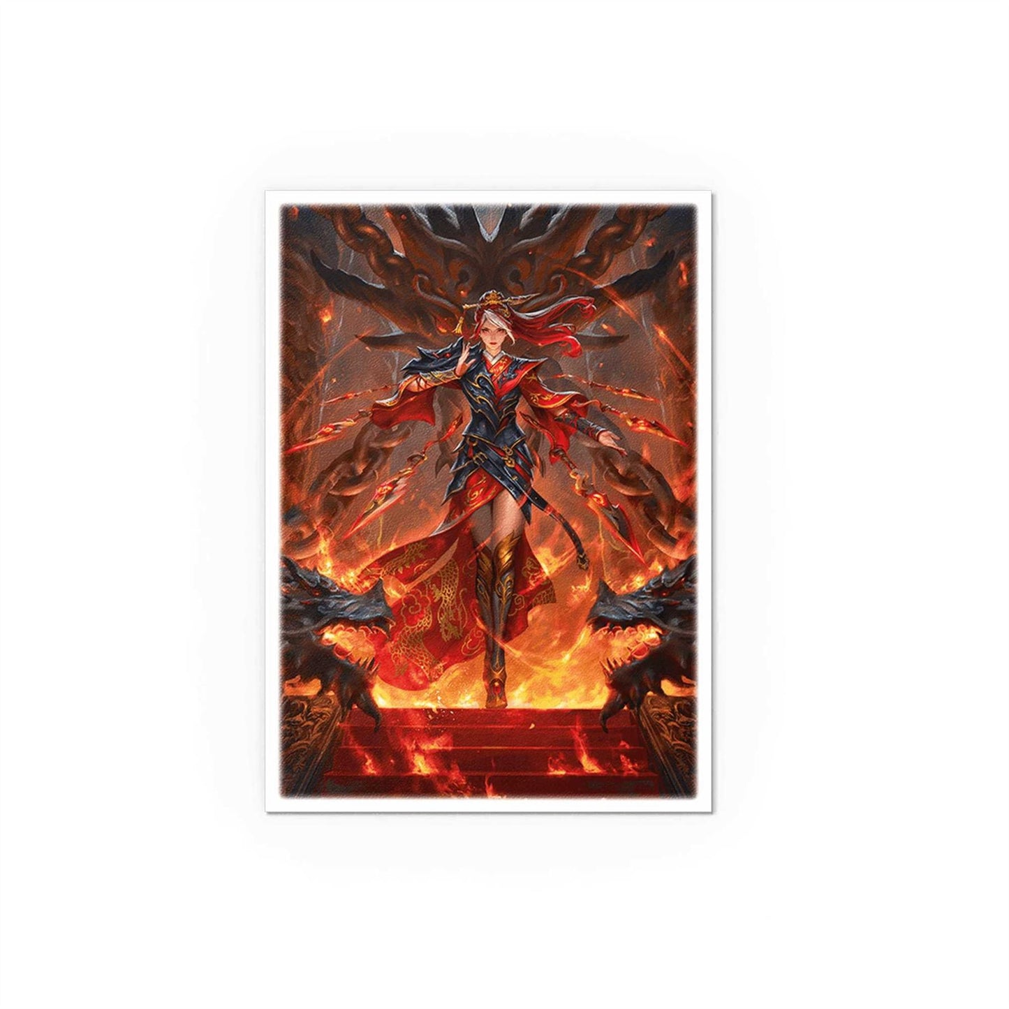 UNIT Matte Art Standard Sleeves: Flesh and Blood - Cindra (100 ct.)
