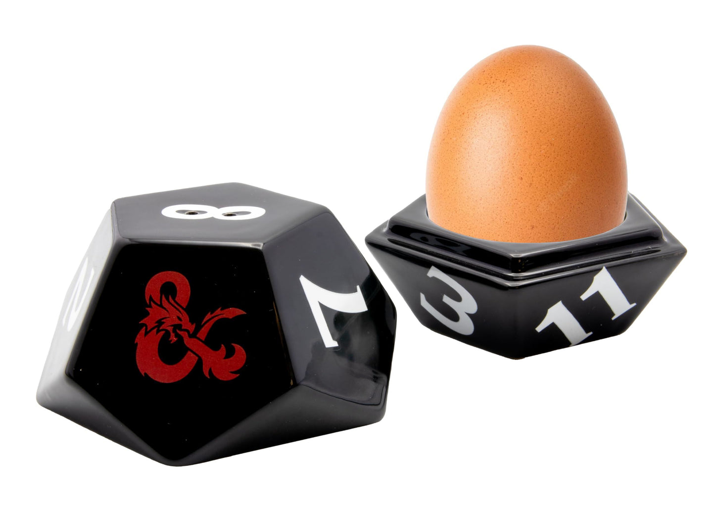 Dungeons & Dragons 3D Eggcup wit Salt Shaker Dice