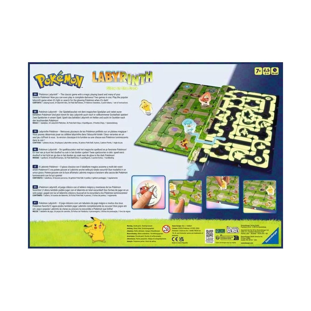 Pok?mon Board Game Labyrinth Glow in the Dark