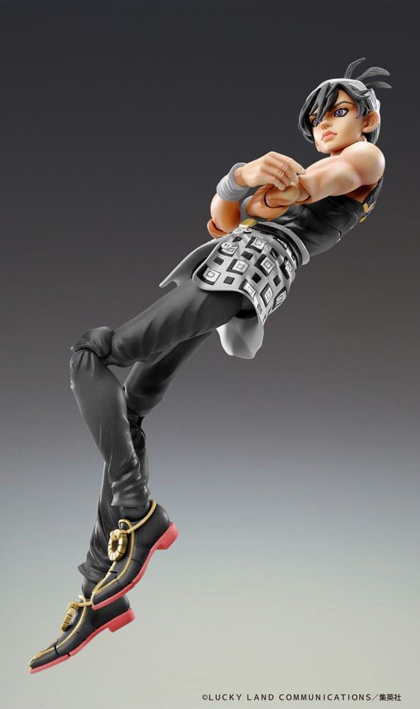 JoJos Bizarre Adventure Golden Wind Chozokado Narancia Ghirga & As Black 15cm