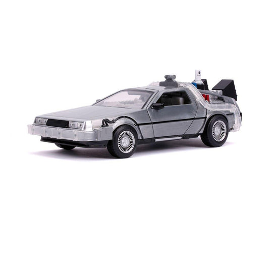 Jada 253255021 Back Delorean (Future) Die-cast Toy Time Machine Car