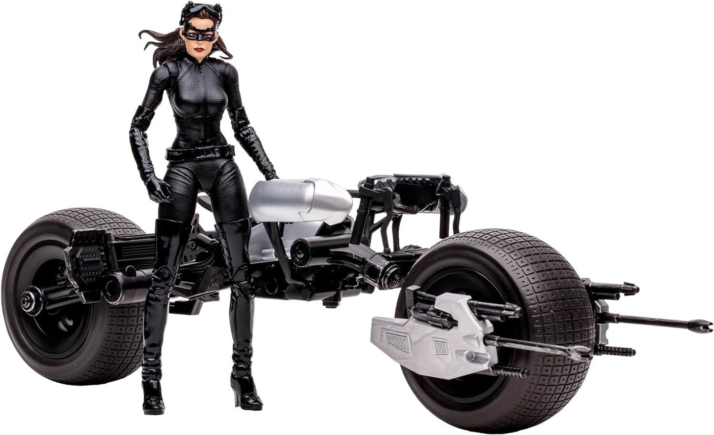 DC Multiverse Dark Knight Rises Catwoman & Batpod Gold Label 7 Figure McFarlane