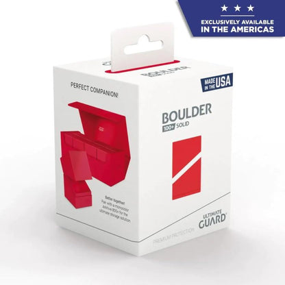 Ultimate Guard Boulder Deck Case 100+ Standard Size Amber