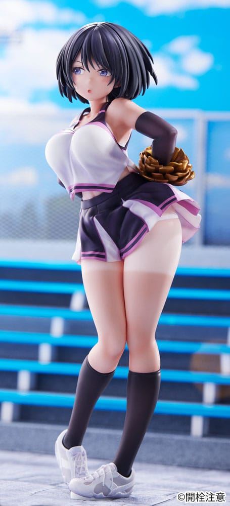 Erotic Gears Statue Cheer Girl Dancing in Her Underwear Because She Forgot Her S