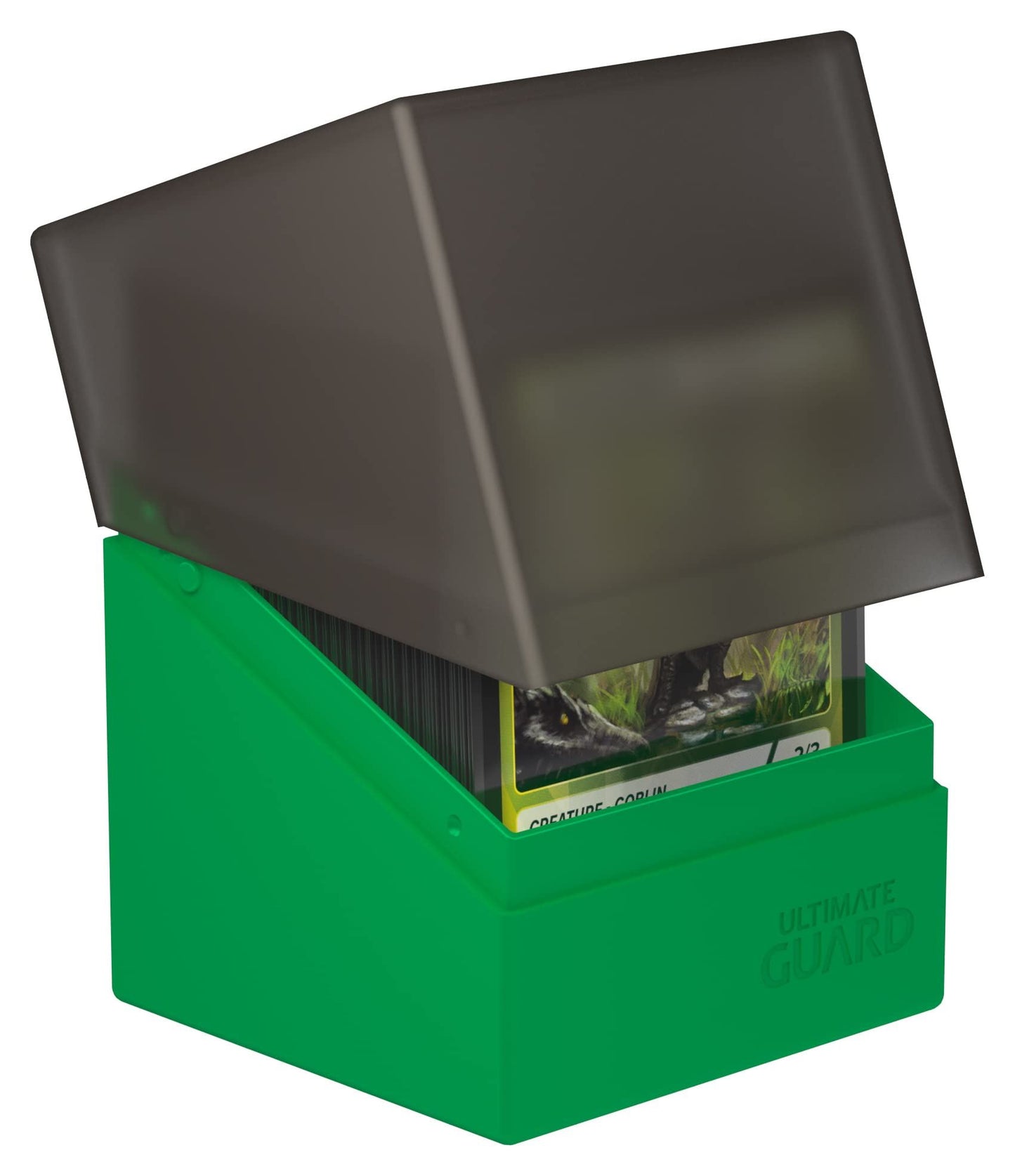 Ultimate Guard Boulder Deck Case 100+ SYNERGY Black/Green