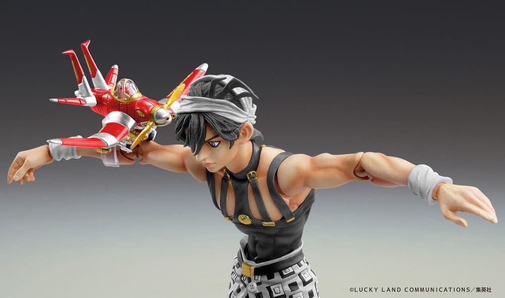 JoJos Bizarre Adventure Golden Wind Chozokado Narancia Ghirga & As Black 15cm