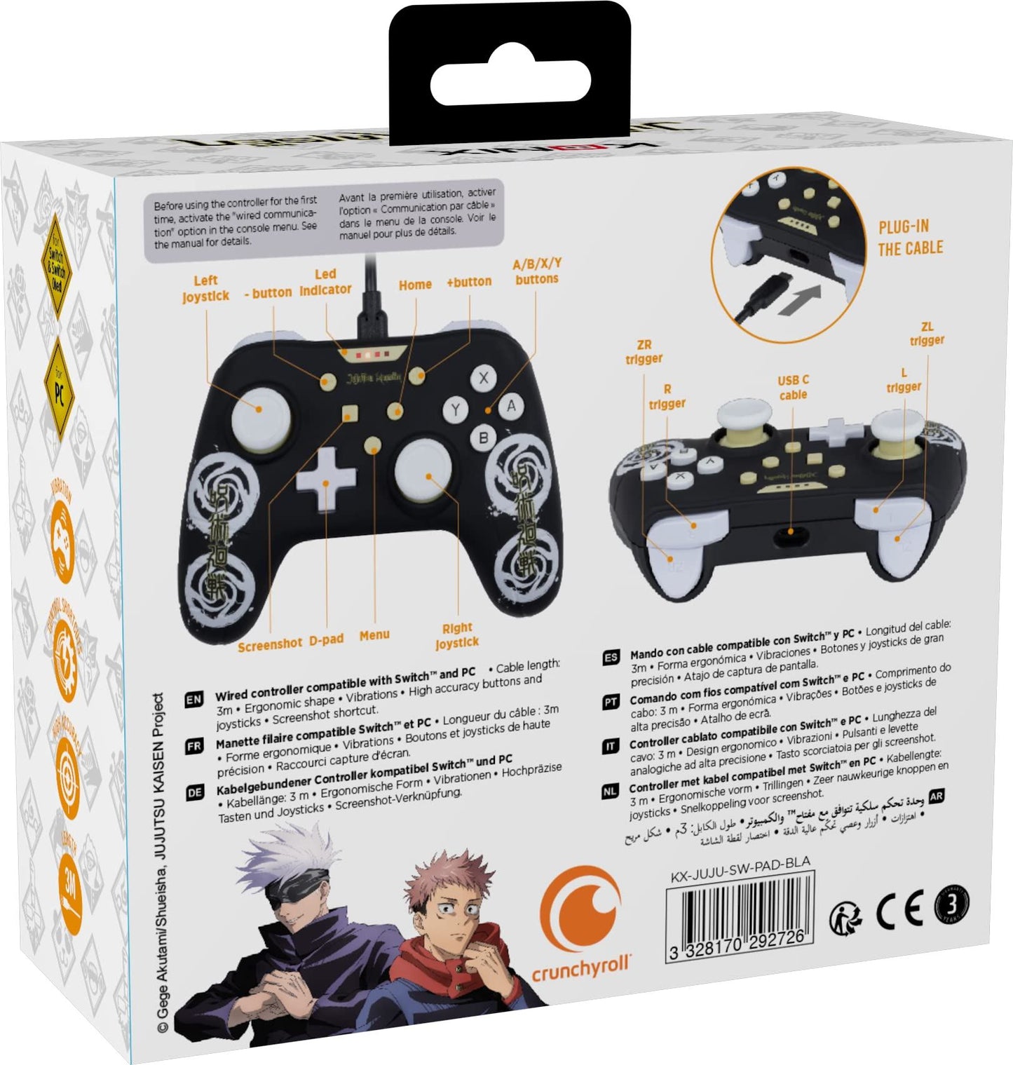Jjk Wired Controller Nintendo Switch