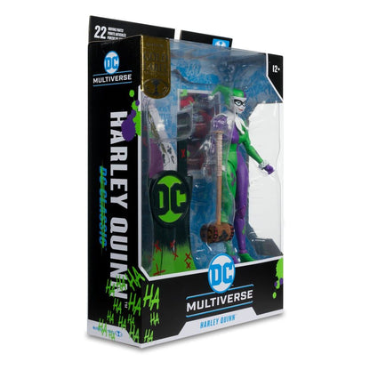 DC Multiverse Action Figure Harley Quinn DC Classic Jokerized Gold Label 18cm