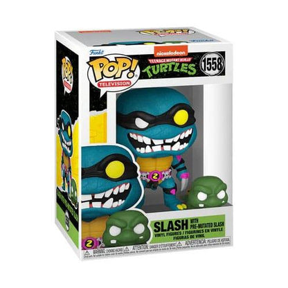 TMNT POP & Buddy Movies Slash & Pre-mutated turtle Slash 9cm