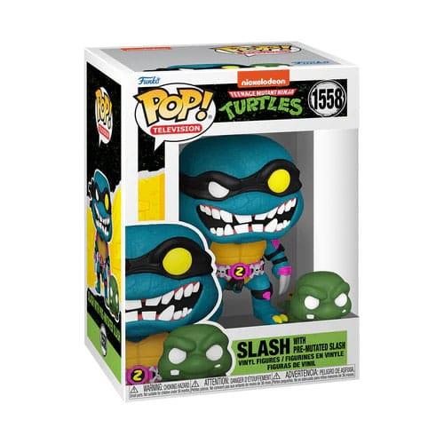 TMNT POP & Buddy Movies Slash & Pre-mutated turtle Slash 9cm