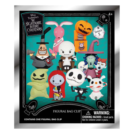 Nightmare before Christmas 3D PVC Bag Clips Series 5 Display (24)