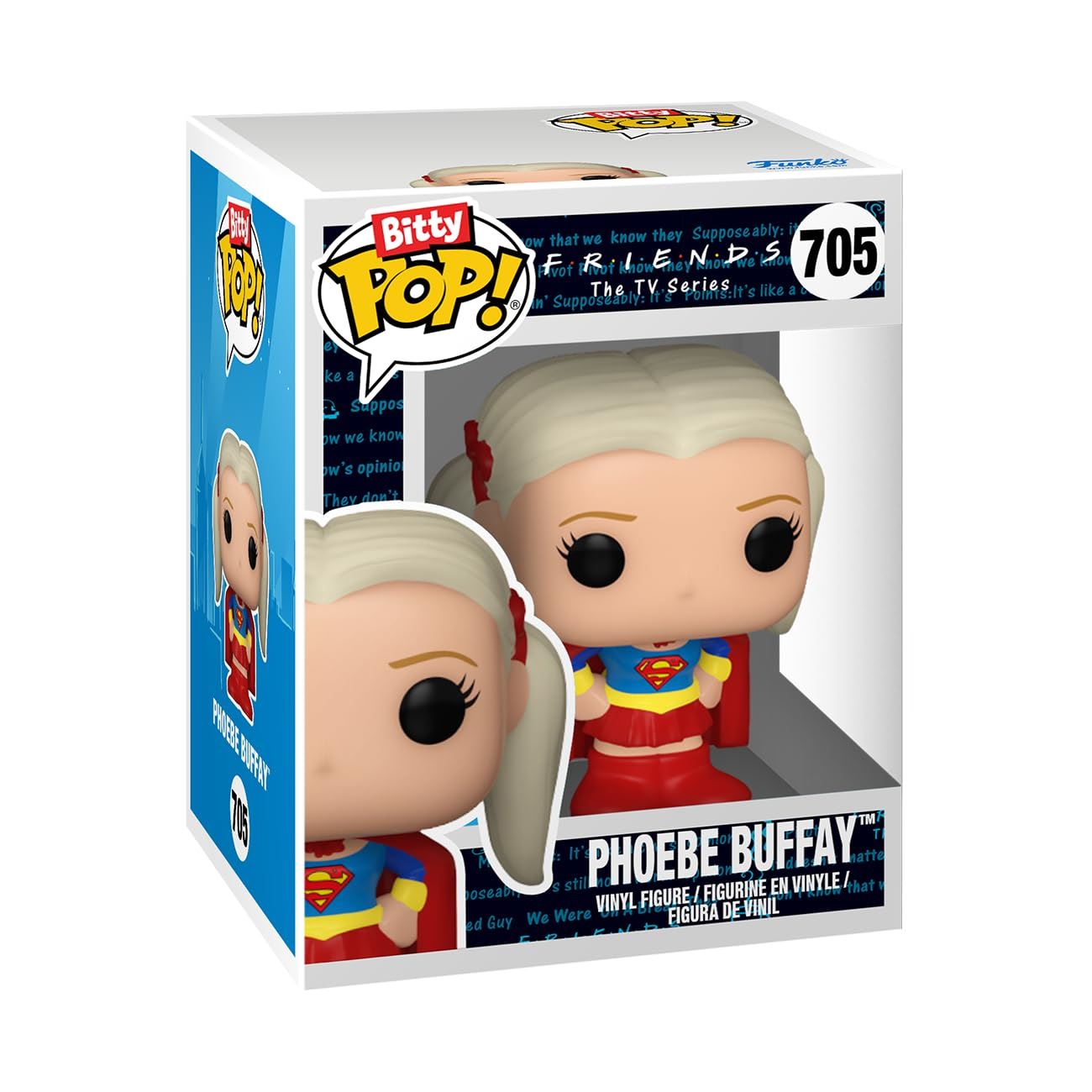 Friends Bitty POP! Vinyl Figure 4-Pack 80's Rachel 2,5 cm