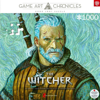 The Witcher III: Wild Hunt Game Art Chronicles Puzzle Geralt inspired by Vincent