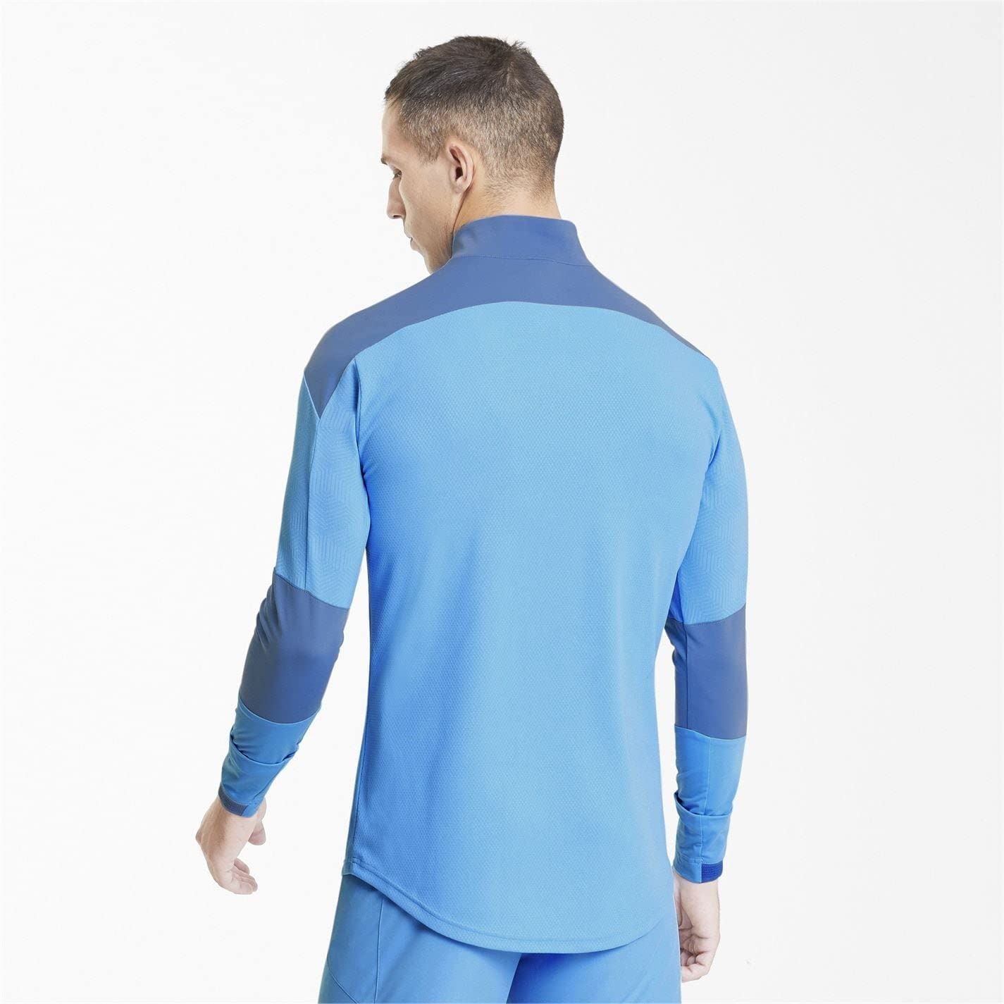 PUMA Final Training 1/4 Zip Top - Teamlight Blue (Large)