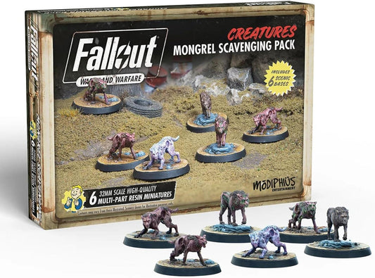 Fallout Wasteland Warfare: Creatures: Mongrel Scavenging Pack Expansion 052228
