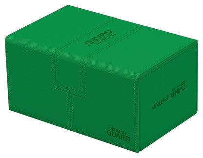 Ultimate Guard Twin Flip`n`Tray 160+ XenoSkin Monocolor Green