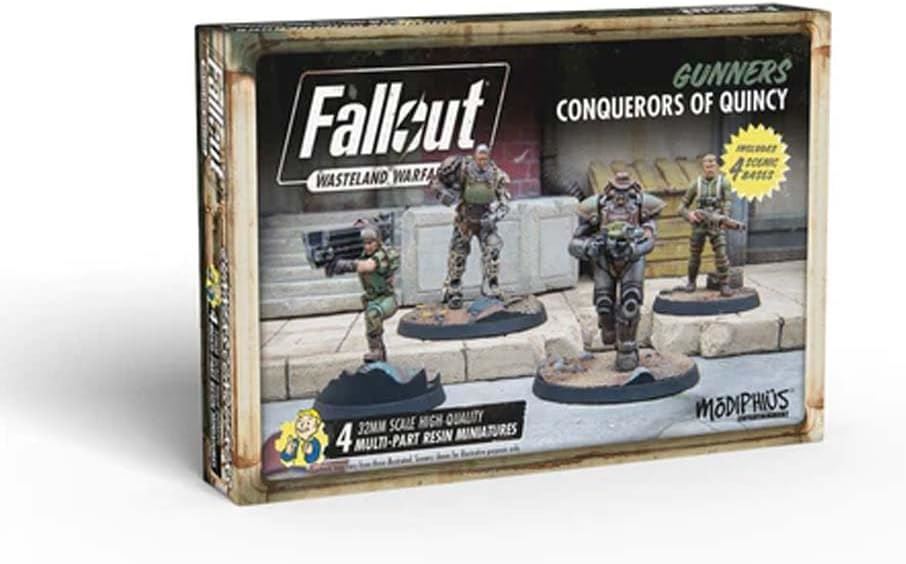 Fallout Wasteland Warfare Gunners Conquerors of Quincy MUH052220 Unpainted
