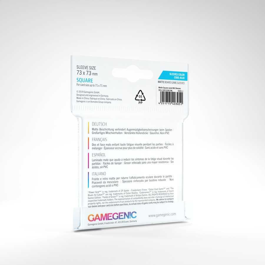 UNIT Gamegenic MATTE Square- Sized Sleeves 73 x 73 mm (50 ct.)