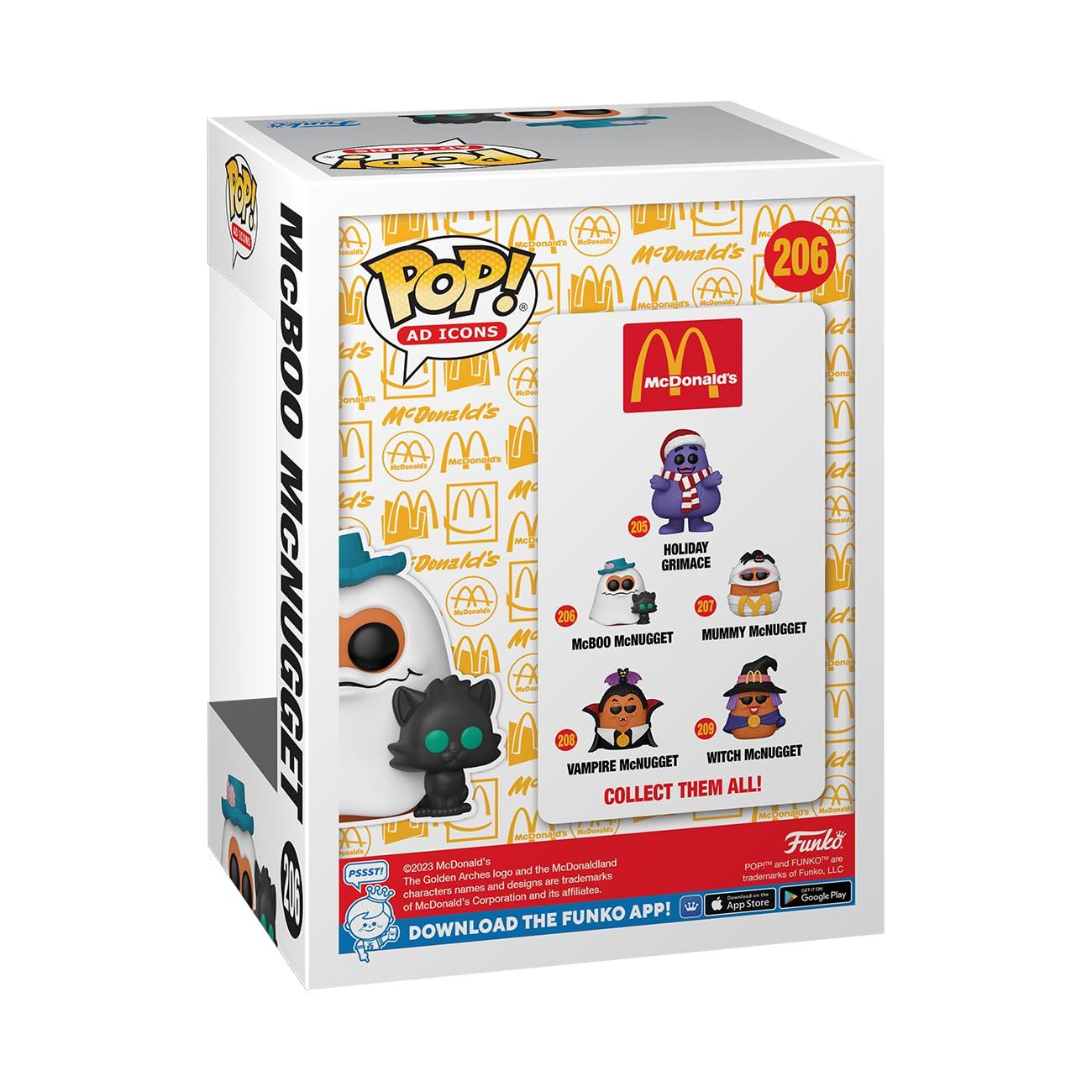 McDonalds POP! Ad Icons Vinyl Figure NB - Ghost 9 cm