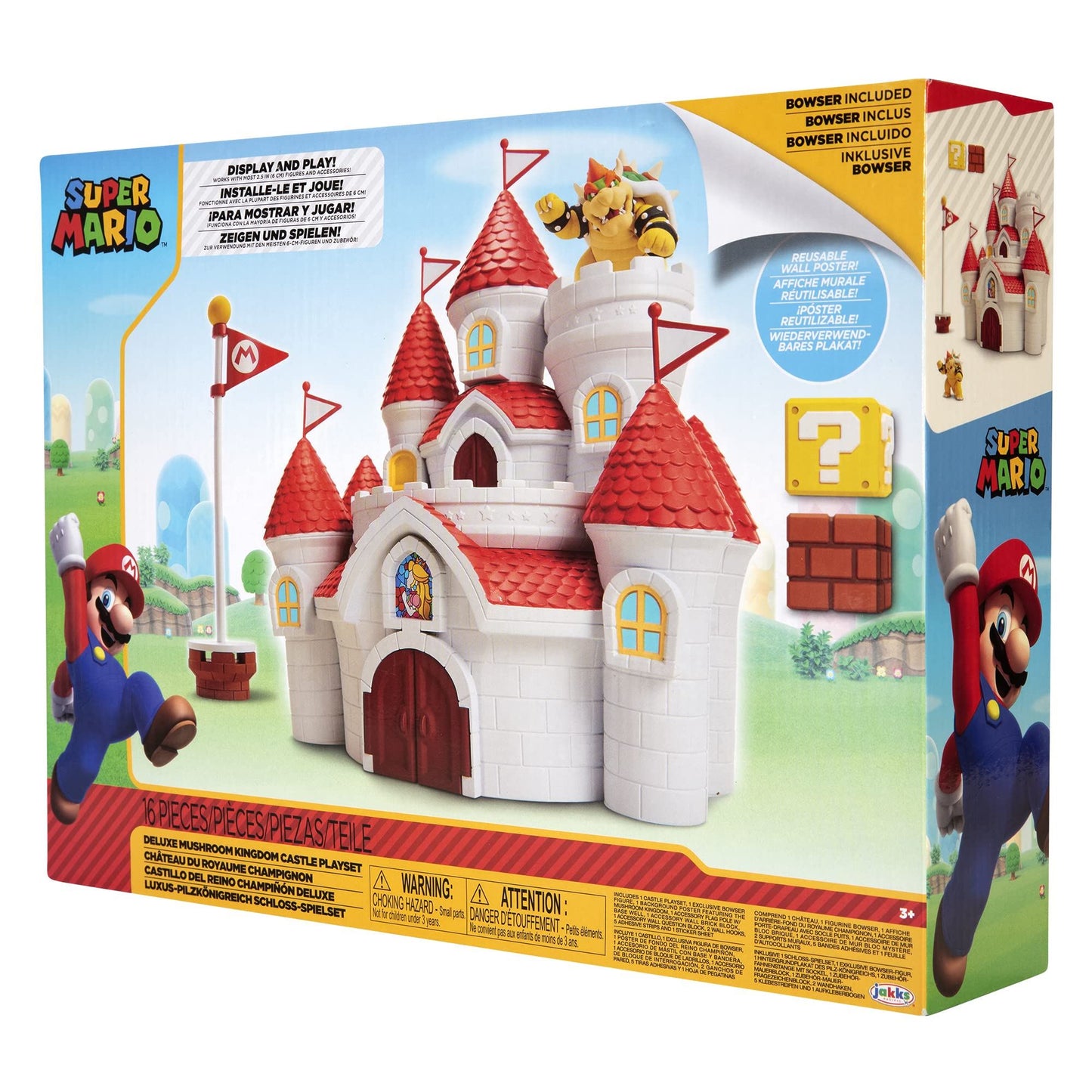 Nintendo - Mushroom Kingdom Castle Playset /Toys