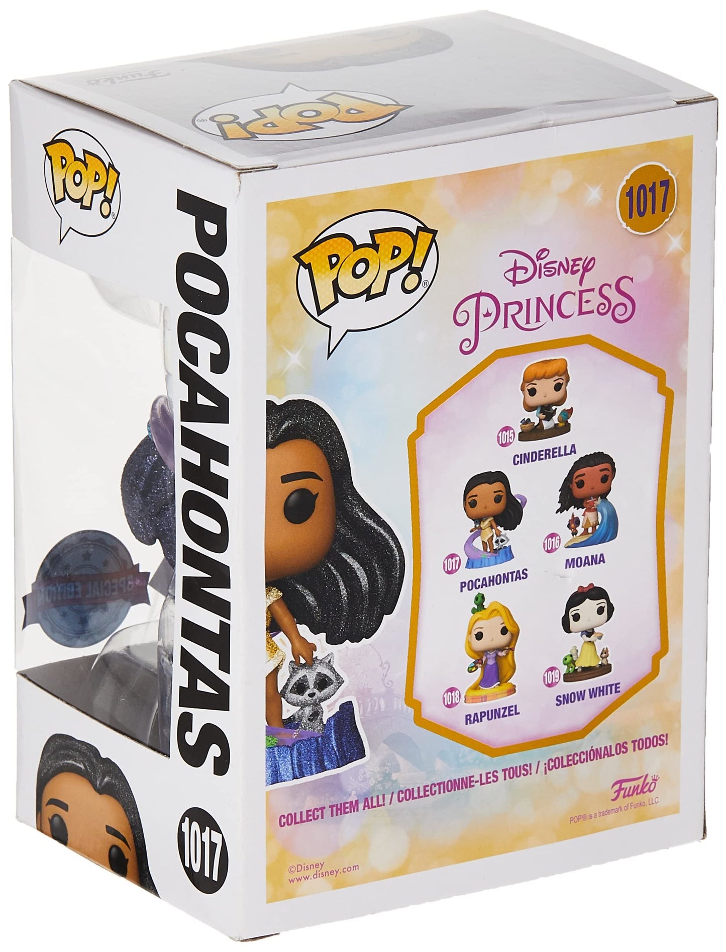 Pocahontas POP! Movies Vinyl Figure Pocahontas Diamond Collection Exclusive 9 cm