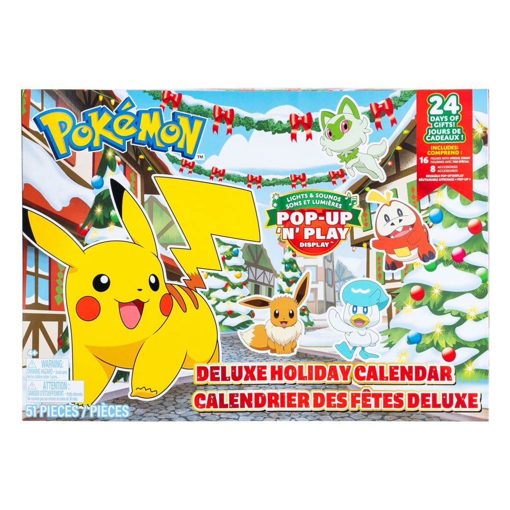 Pok?mon Battle Figures Deluxe Advent Calendar Holiday 2024 *Version EN/FR*