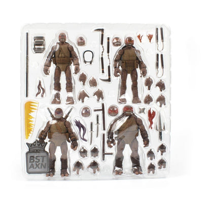 TMNT BST AXN Figures 4-Pack Zombie Turtle IDW Comics 13cm