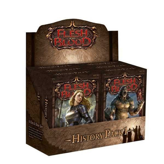 Flesh And Blood TCG: History Pack 1 - Blitz Decks Display (Eligible retailers on