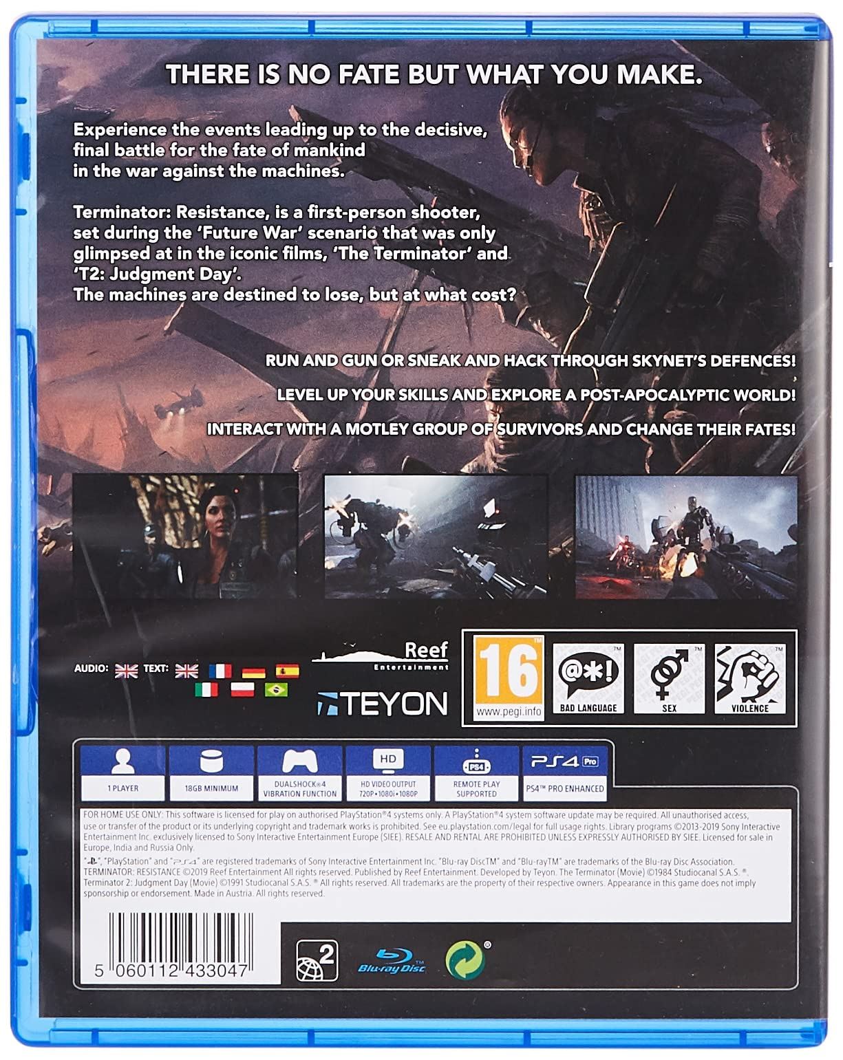 Terminator: Resistance - (ENGLISH) /PS4 *New & Sealed*