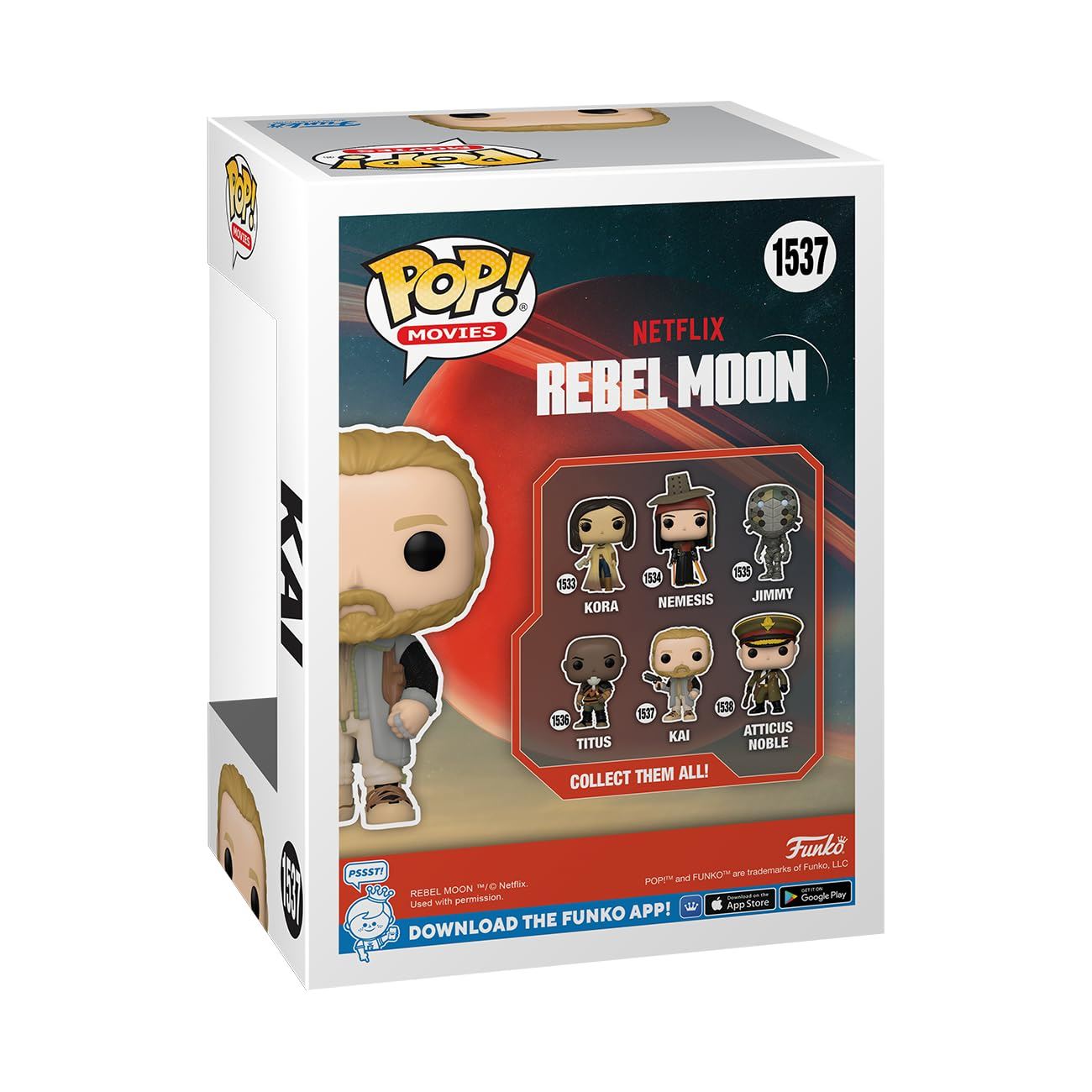 Rebel Moon POP! Movies Vinyl Figure Kai 9 cm