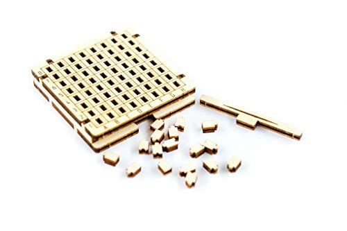 WoodenCity: Wooden Figures (Mini Checkers) /BoardGames