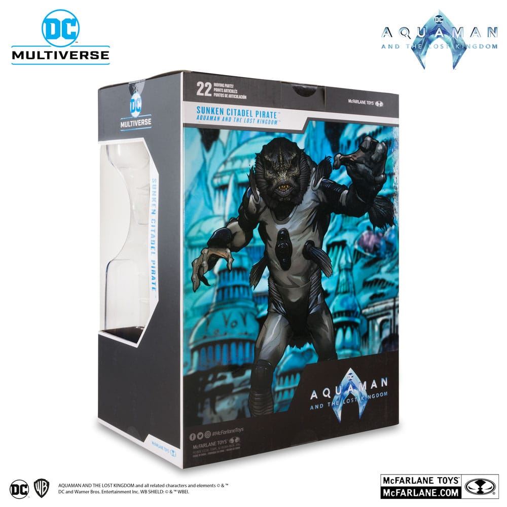 Aquaman & the Lost Kingdom DC Multiverse Megafig Sunken Citadel Pirate 30cm