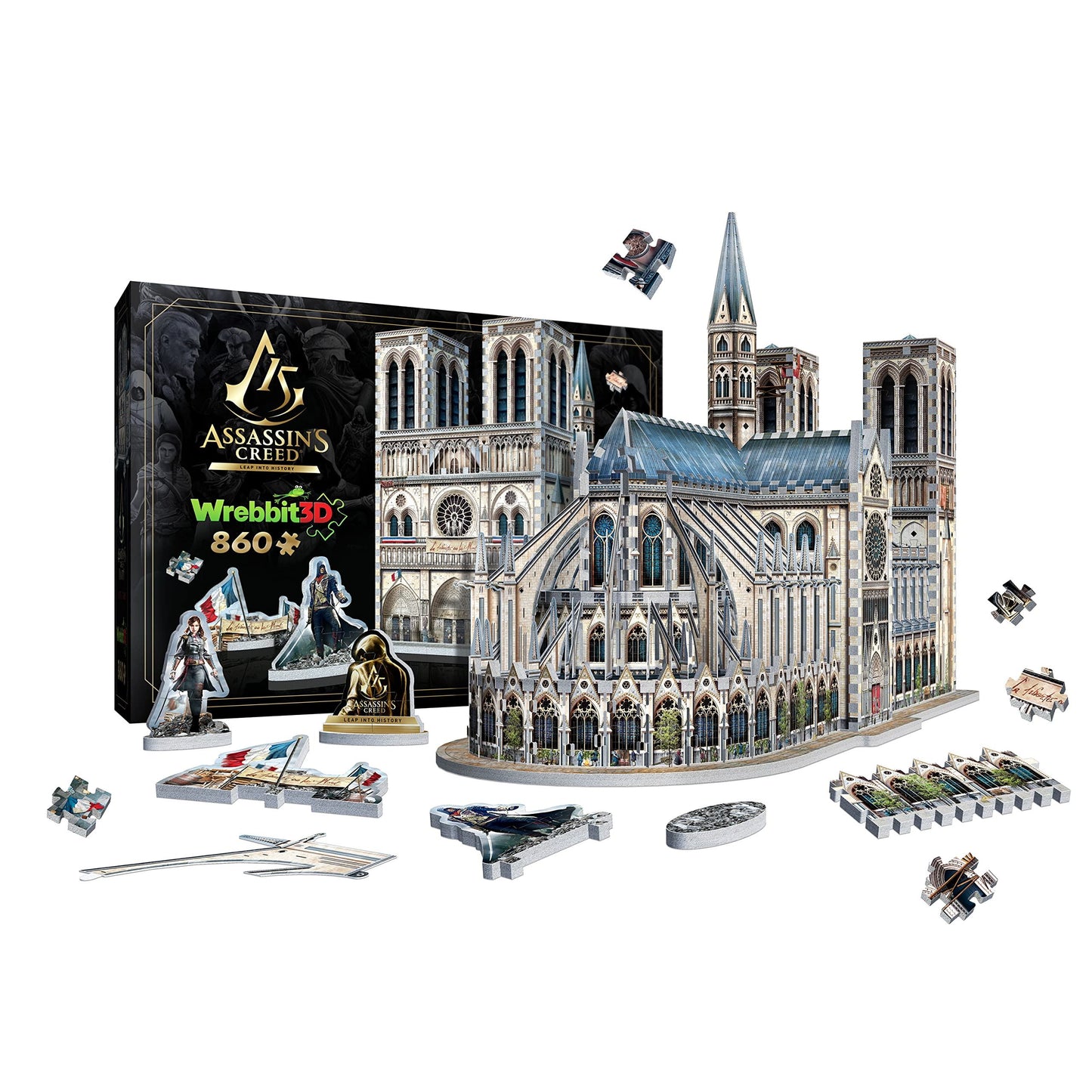 Wrebbit 3D Puzzle - Assassins Creed Notre Dame
