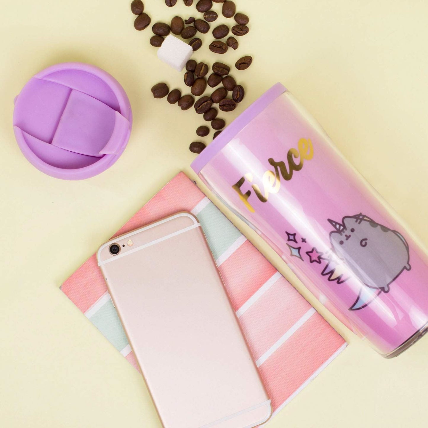 Pusheen 1002083 Tumbler, Pink, One Size