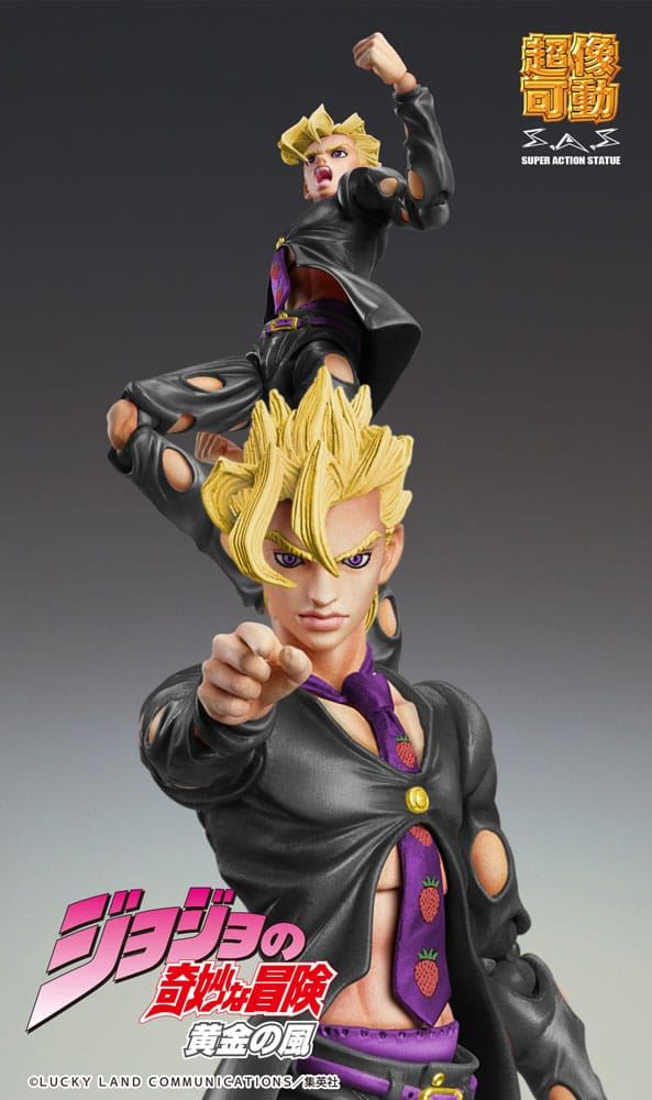 JoJo's Bizarre Adventure Part 5 Golden Wind Chozokado Pannacotta Fugo Black 15cm