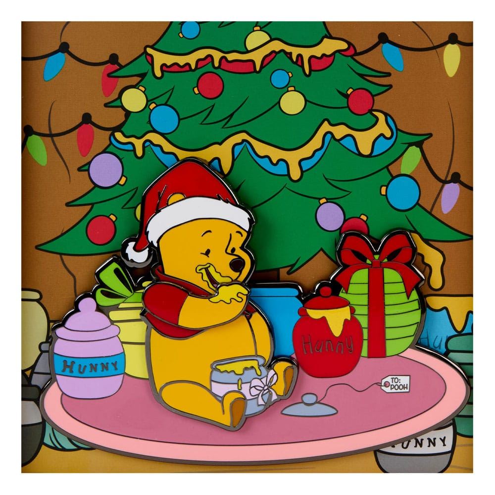 Disney by Loungefly Enamel 3" Pins Winnie the Pooh Honey Present 3" Limited Edit