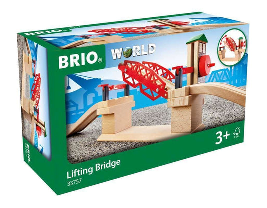 Brio Train Set Wooden Table Toys Railway Track Accessories Lift Bridge Lifting