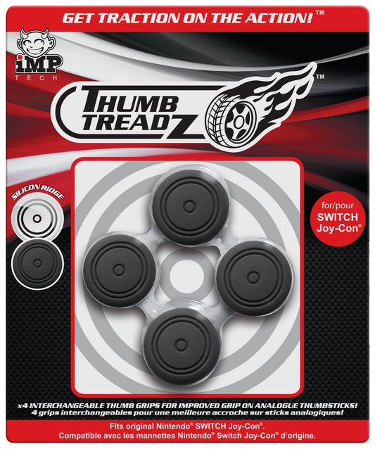 Trigger Treadz: Thumb Treadz (4 Pack) [Black] /Switch