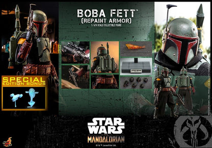 Star Wars: The Mandalorian Action Figure 1/6 Boba Fett Repaint Armor Special Edi