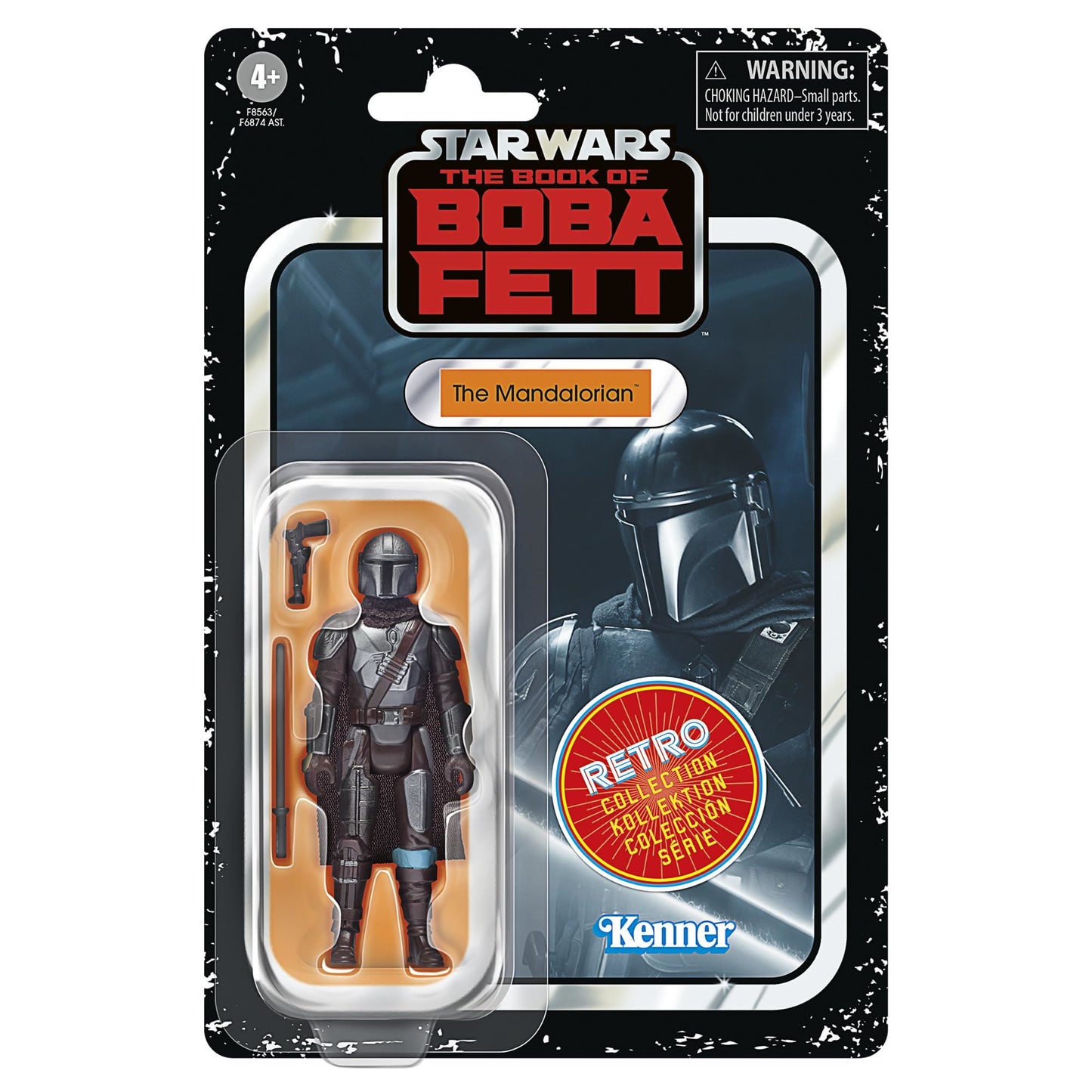 Star Wars: The Book of Boba Fett Retro Collection The Mandalorian 10 cm